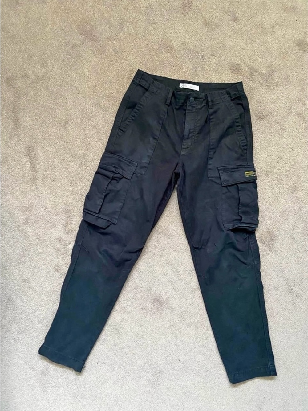 Black Zara Cargo Pants Men's cargo pants